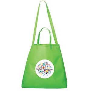 NW8820-C
	-METROHIP SHOPPER DOUBLE HANDLE NON WOVEN TOTE
	-Lime Green (Clearance Minimum 230 Units)